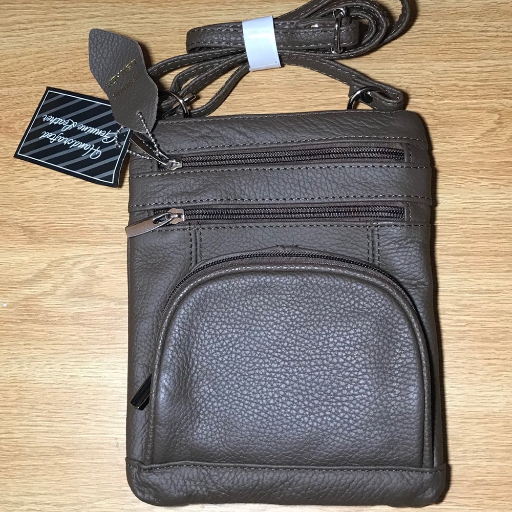 Handmade Genuine Leather Brown Purse